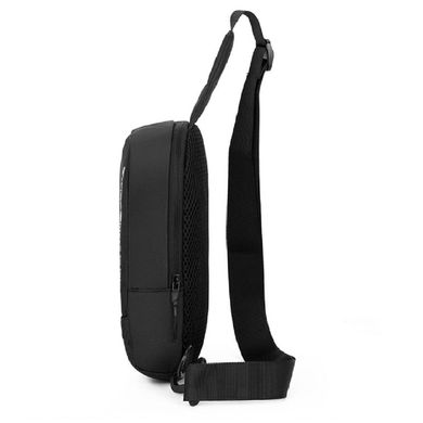 Текстильная мужская сумка через плечо Confident AT09-T-24006A Черный