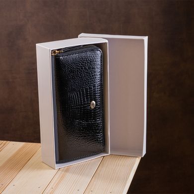 Кошелек женский ST Leather 18448 (S5001A) кожаный Черный