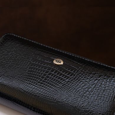 Кошелек женский ST Leather 18448 (S5001A) кожаный Черный