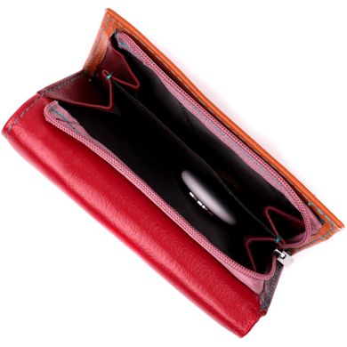 Стильный женский кошелек из качественной натуральной кожи ST Leather 19460 Разноцветный