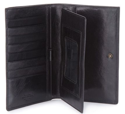 Элитный мужской кожаный бумажник WITTCHEN, Черный