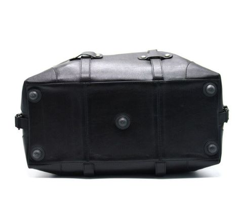 Шкіряна чорна дорожня сумка ТА-5764-4lx TARWA Чорний