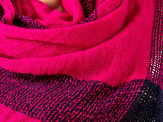 Яркий шарф для женщин ETERNO ES20113-dark-pink, Розовый