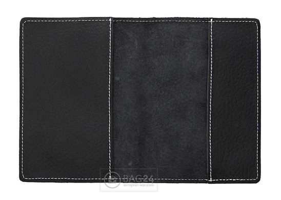 Стильна обкладинка на паспорт зі шкіри Handmade 00191