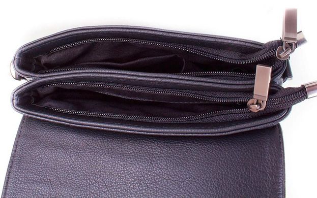 Стильная мужская сумка из кожи MIS MISS4462, Черный
