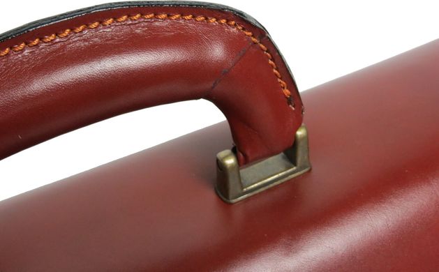 Діловий шкіряний портфель Rovicky AWR-3-1 колір коньяк