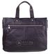 Вместительная мужская сумка-портфель из натуральной кожи ETERNO E1191-4, Черный