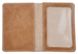 Зручна шкіряна обкладинка для пластикових прав SHVIGEL 16075, Бежева