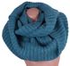 Синій шарф-хомут для жінок, вовняний ETERNO ES0206-37-3, Синій
