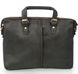 Стильна сумка для ноутбука Tiding Bag D4-004A із натуральної кінської шкіри чорного кольору Чорний