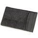 Затискач для грошей STINGRAY LEATHER 18559 з натуральної шкіри морського ската Чорний