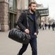 Сумка дорожня Grande Pelle 11048 шкіряна Чорна