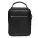 Мужская вертикальная кожаная барсетка Ricco Grande K16439-black для документов, Украина