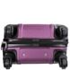 Чемодан маленький облегченный на 4-х колесах WINGS (ВИНГС) JAKW147XS-dark-purple Фиолетовый