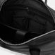 Мужская деловая кожаная сумка через плечо Borsa Leather K117611bl-black из Тайваня