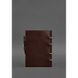 Натуральный кожаный блокнот с датированным блоком (Софт-бук) 9.1 бордовый Blanknote BN-SB-9-1-vin