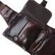 Чоловіча шкіряна поясна сумка Keizer k1886-dark brown
