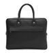 Мужская деловая кожаная сумка через плечо Borsa Leather K117611bl-black из Тайваня