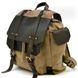 Міський рюкзак Урбан в комбінації тканина + шкіра RSc-6680-4lx TARWA кавовий з коричневим