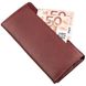 Місткий жіночий гаманець ST Leather 18877 Темно-червоний