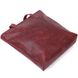 Винтажная женская сумка-шоппер Shvigel 16350 Бордовый