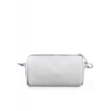 Натуральная кожаная сумка поясная-кроссбоди Cylinder белая флотар Blanknote TW-Cilindr-white-flo фото