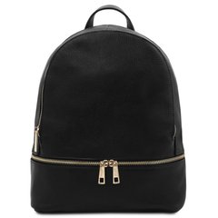 Женский кожаный мягкий рюкзак Tuscany TL142280 (Черный)