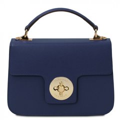 TL142078 TL Bag - кожаная женская сумочка, цвет: Темно-синий
