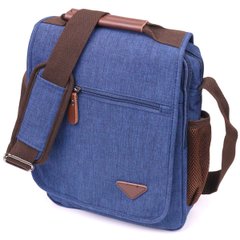 Интересная мужская сумка через плечо из текстиля 21264 Vintage Синяя