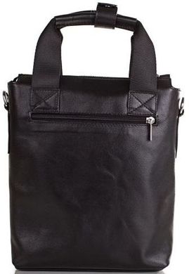 Вместительная мужская кожаная сумка VALENTA VBM702011, Черный