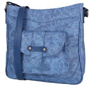 Женская сумка из качественного кожезаменителя LASKARA (ЛАСКАРА) LK10207-denim-blue Синий