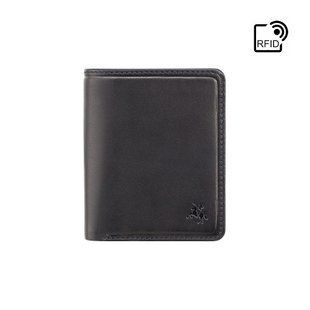 Гаманець чоловічий Visconti PLR70 Piana c RFID (Black-Steel Blue)