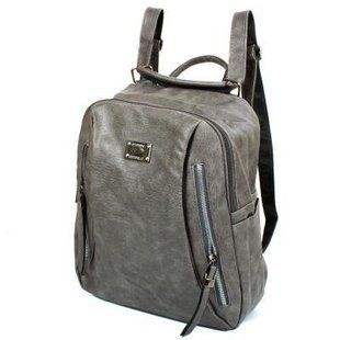 Рюкзак женский из качественного кожзаменителя VALIRIA FASHION (ВАЛИРИЯ ФЭШН) DET891-9 Серый