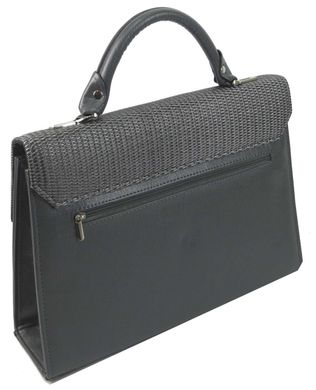 Жіноча ділова сумка-портфель з еко шкіри Arwena сіра