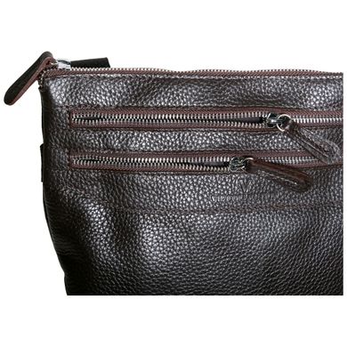 Чоловіча сумка-папка шкіряна Vip Collection 296-F коричнева 296.B.FLAT
