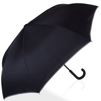 Зонт-трость обратного сложения механический женский со светоотражающими вставками FARE (ФАРЕ) FARE7719-oblako Черный