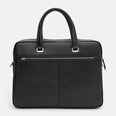Мужская кожаная сумка Borsa Leather K18820-1bl-black