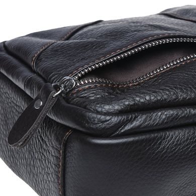 Мужская кожаная сумка через плечо Borsa Leather K11027-d.brown