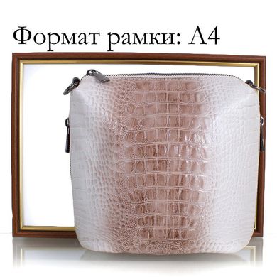 Женская кожаная мини-сумка DESISAN (ДЕСИСАН) SHI1484-611-12KRLak Бежевый