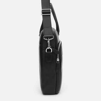 Мужская кожаная сумка Borsa Leather K18820-1bl-black