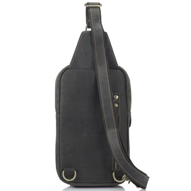Чоловіча сумка-слінг коричневого кольору Tiding Bag t2105 Коричневий