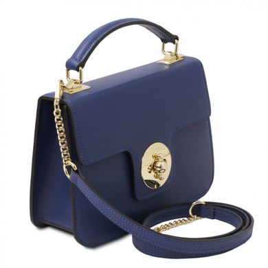 TL142078 TL Bag - кожаная женская сумочка, цвет: Темно-синий