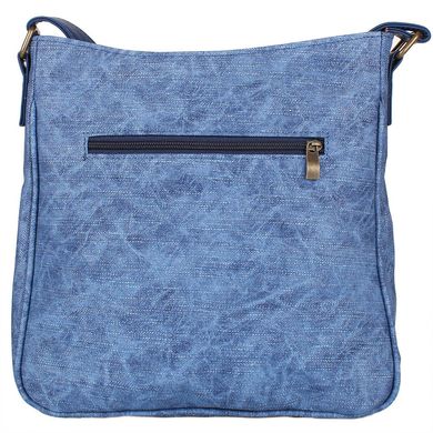 Жіноча сумка з якісного шкірозамінника LASKARA (Ласкарєв) LK10207-denim-blue Синій