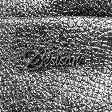Жіноча шкіряна сумка DESISAN (ДЕСІСАН) SHI3018-669 Срібний