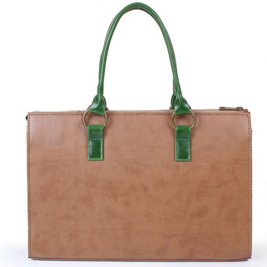 Жіноча сумка з якісного шкірозамінника LASKARA (Ласкара) LK10199-taupe-green Бежевий