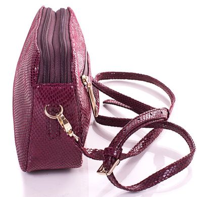 Жіноча дизайнерська замшева сумка-клатч GALA GURIANOFF (ГАЛА ГУР'ЯНОВ) GG1280-17 Бордовий
