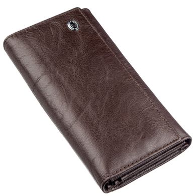 Жіночий гаманець-візитниця ST Leather 18878 Коричневий