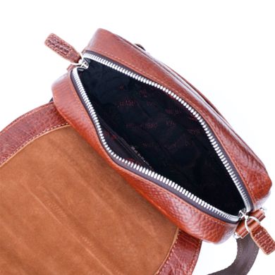 Надежная сумка на плечо KARYA 20903 кожаная Коричневый