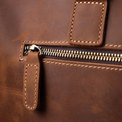 Шкіряний портфель для ноутбука роботи та документів Vintage 14066 Коричневий