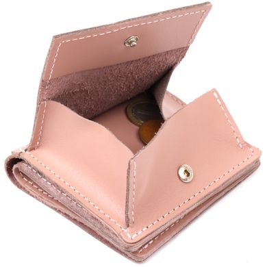 Жіноче портмоне з монетницею GRANDE PELLE 11370 Рожевий